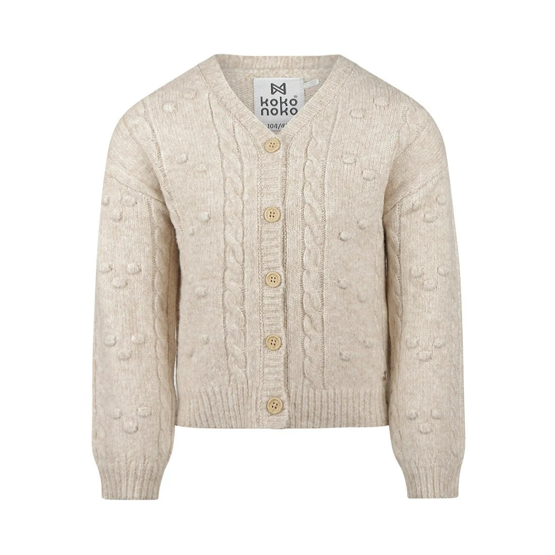 CARDIGAN ECRU' NOCCIOLINE