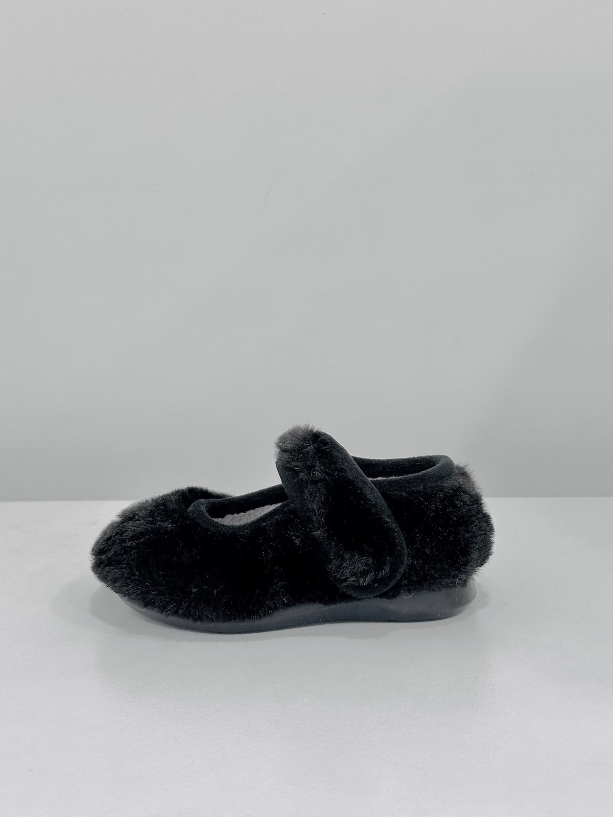 BALLERINA FAUX FUR NERO