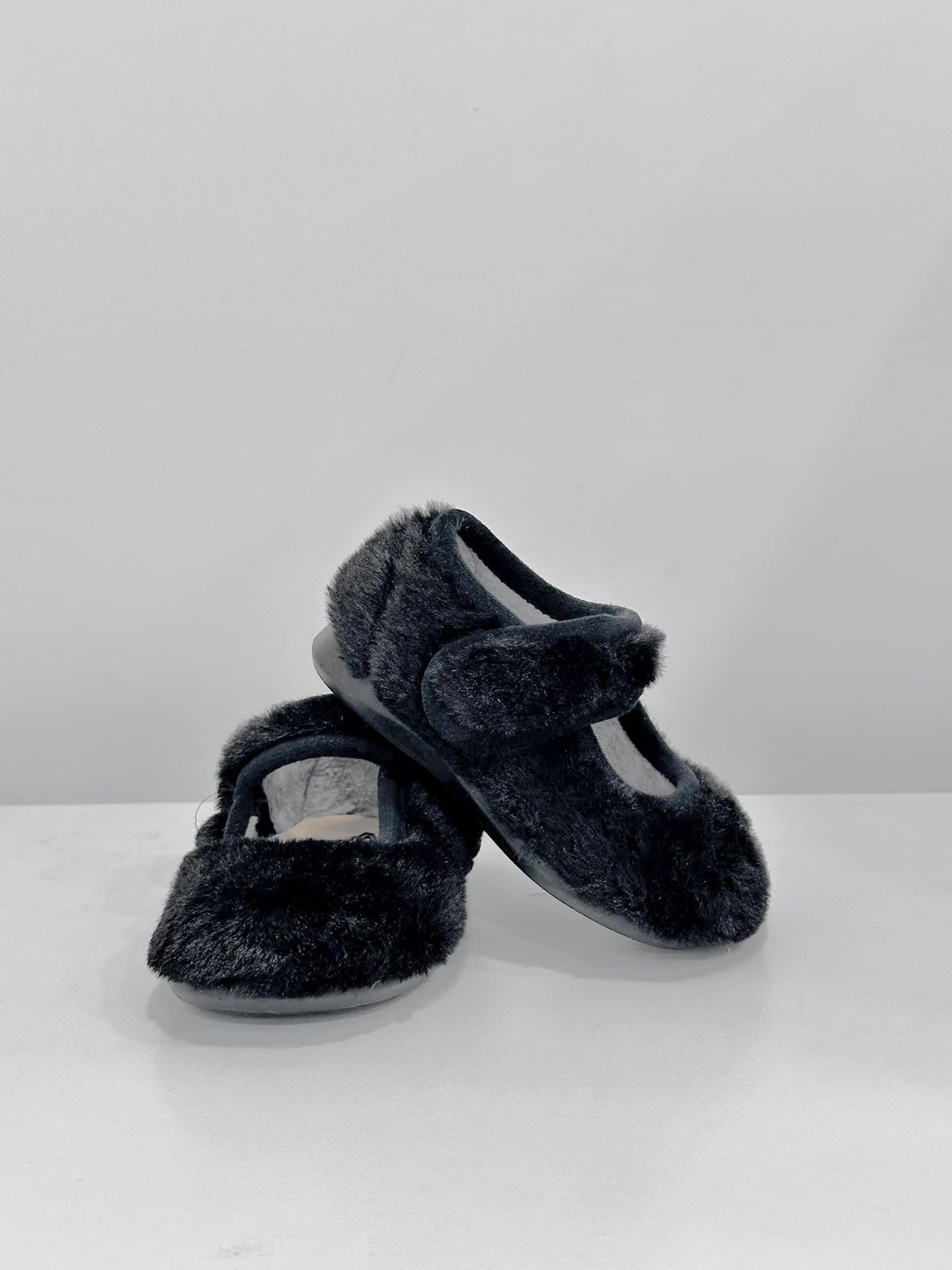 BALLERINA FAUX FUR NERO