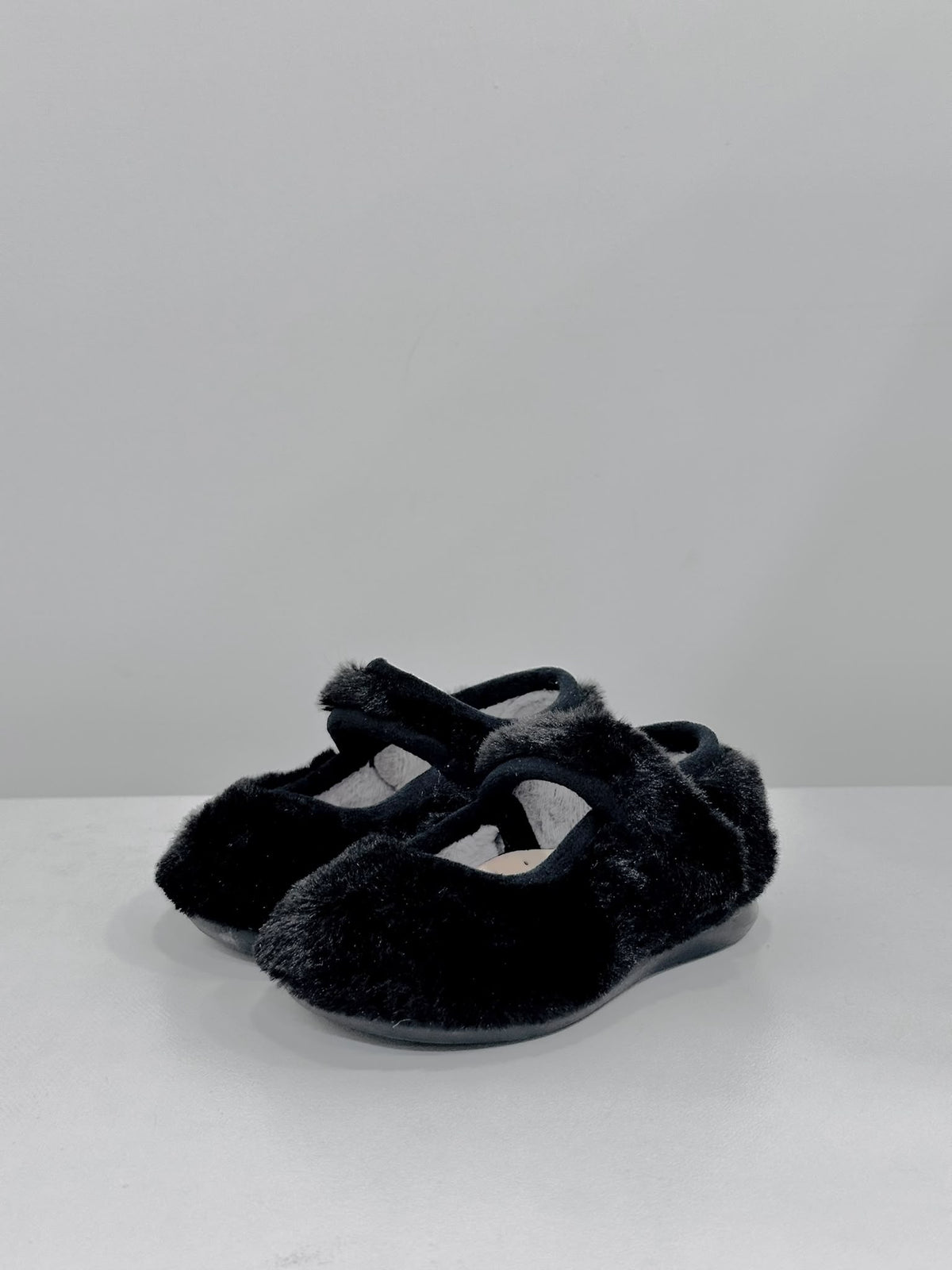 BALLERINA FAUX FUR NERO