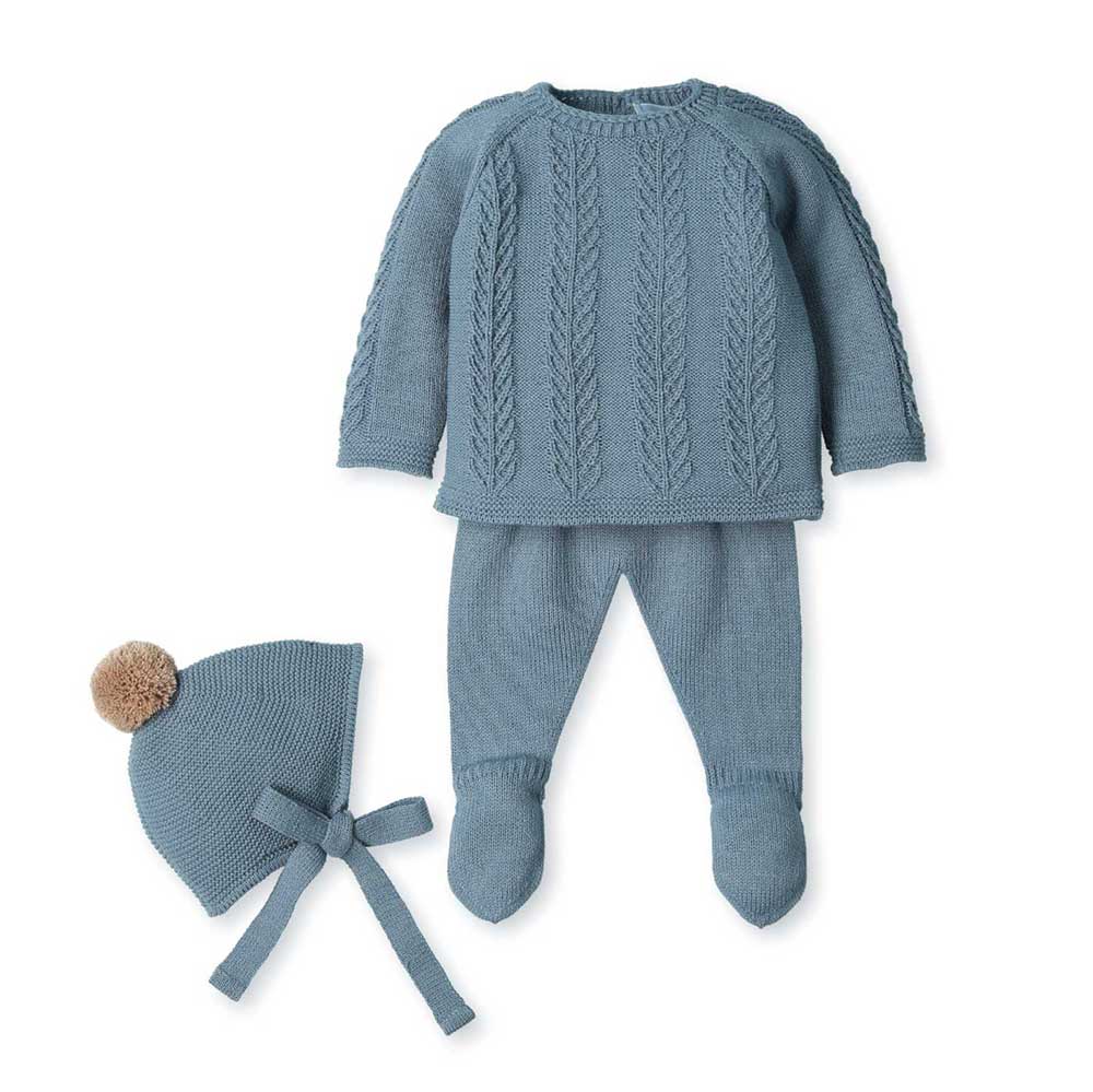 COORDINATO IN MAGLIA ZAFIRO