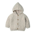 CARDIGAN CON CAPPUCCIO AVELLANA