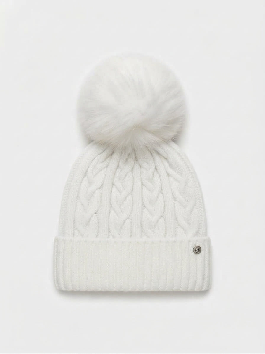CAPPELLO TRECCE IN LANA E CASHMERE