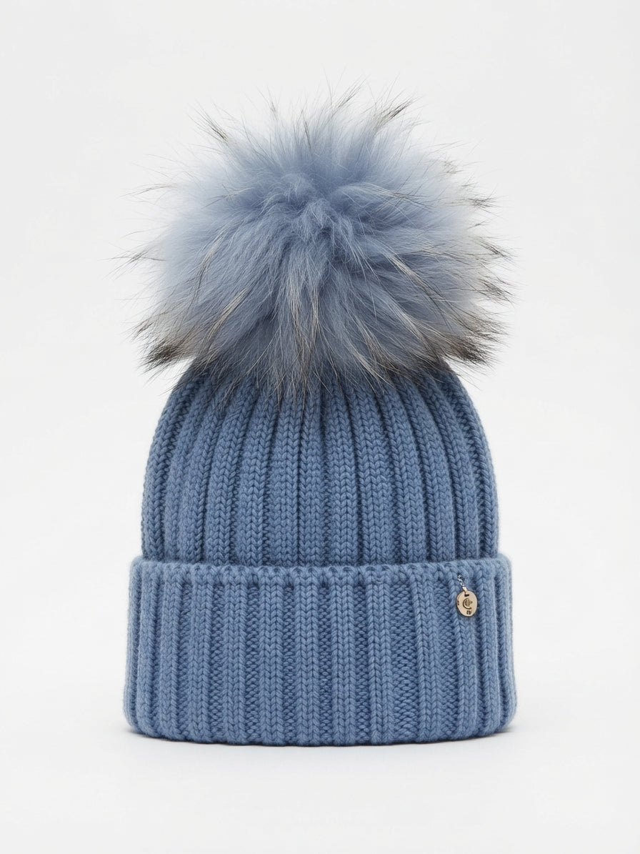 CAPPELLO COSTA BLUETTE CON POMPON M.